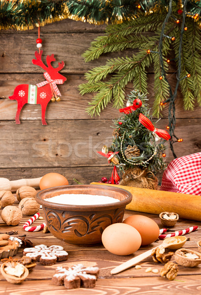 準備 クリスマス 材料 休日 装飾 ストックフォト © user_11056481