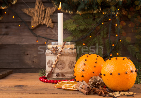 主料 酒 木桌 聖誕節 樹 食品 商業照片 © user_11056481