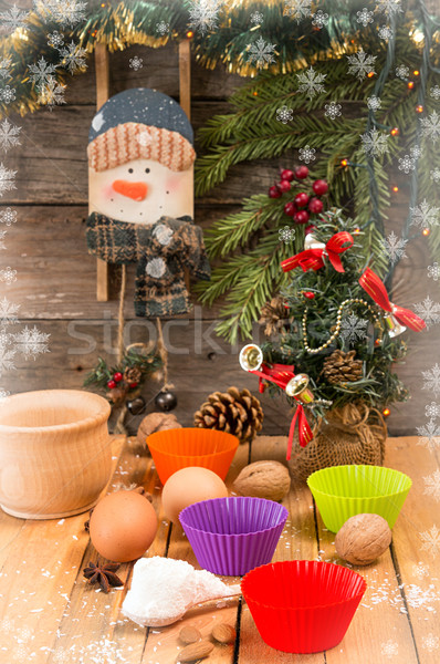 準備 クリスマス 材料 休日 装飾 ストックフォト © user_11056481