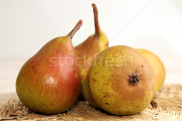 Homegrown pears from rural garden Stock photo © user_11056481