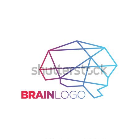 Brain Symbol, abstract design concept, vector illustration Stock photo © user_11138126