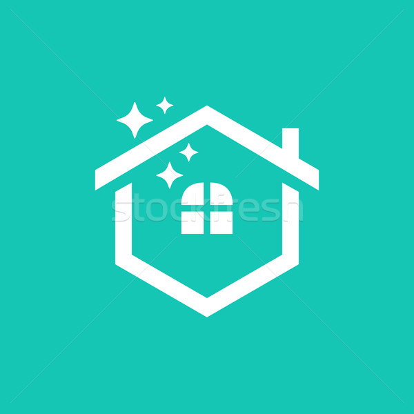 Home Hexagonal Symbol. Creative Design Stock photo © user_11138126
