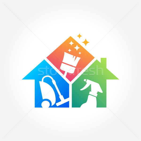 洗浄 サービス ビジネスロゴ デザイン 環境にやさしい ホーム ストックフォト © user_11138126