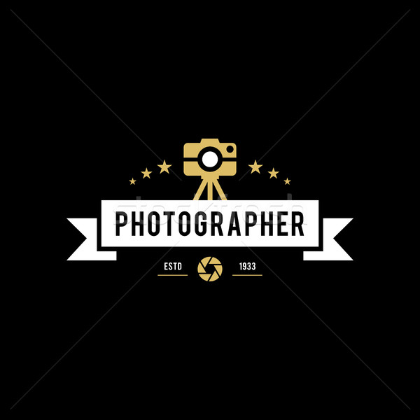 Fotografie logos insigne etichete proiect element Imagine de stoc © user_11138126