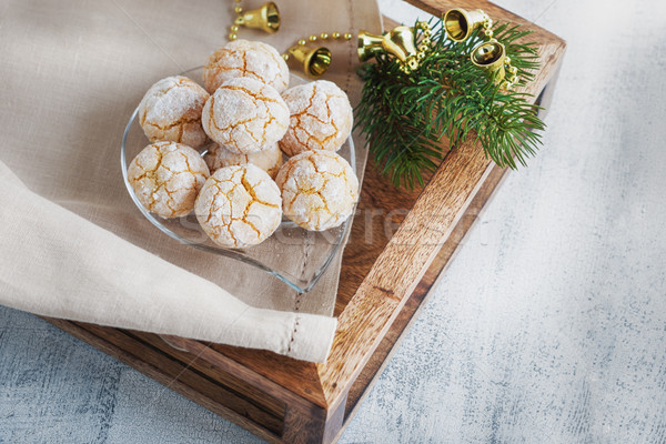 Cookies mac alimentare palla Natale Foto d'archivio © user_11224430