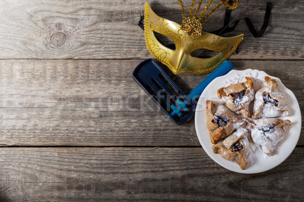 Jewish Pasry Hamantaschen Stock photo © user_11224430