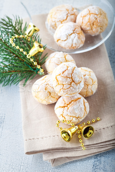 Almonds Cookies Macaroon Stock photo © user_11224430