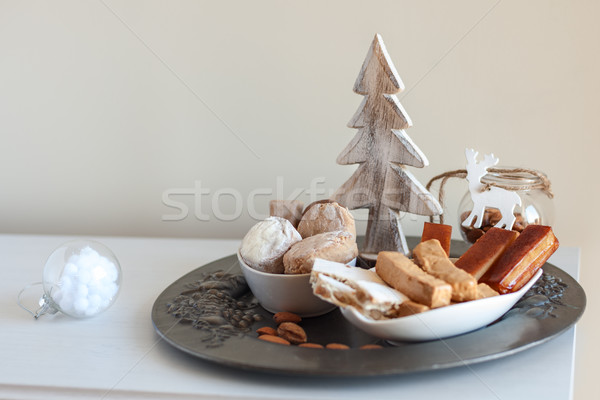Stock fotó: Tipikus · spanyol · karácsony · édesség · buli · szarvas