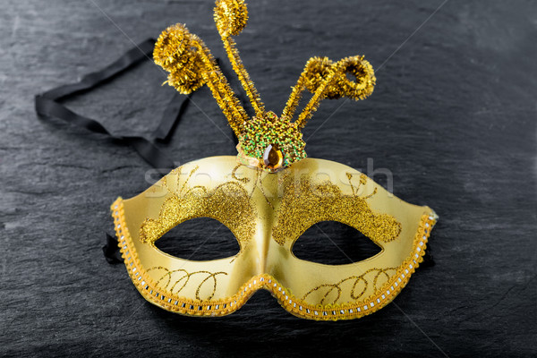 Carnival mask on a black background Stock photo © user_11224430