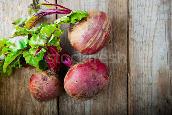 Raw Organic Beets Stock photo © user_11224430