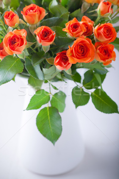 Big Bouquet of Red Roses Stock photo © user_11224430