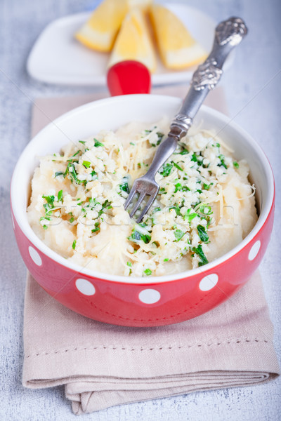 Foto stock: Peces · pie · apio · raíz · servilleta · queso