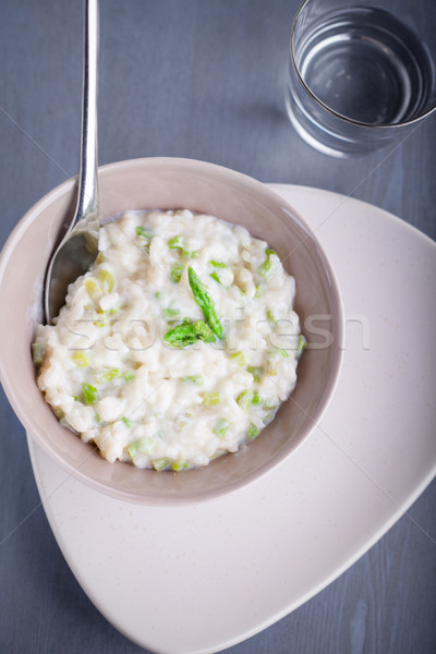 Risotto with Asparagus Stock photo © user_11224430