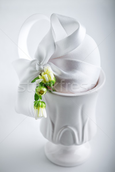 Eggs with flowers Stock photo © user_11224430