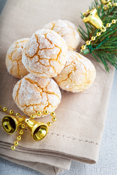 Cookies christmas symbolen voedsel winter dessert Stockfoto © user_11224430