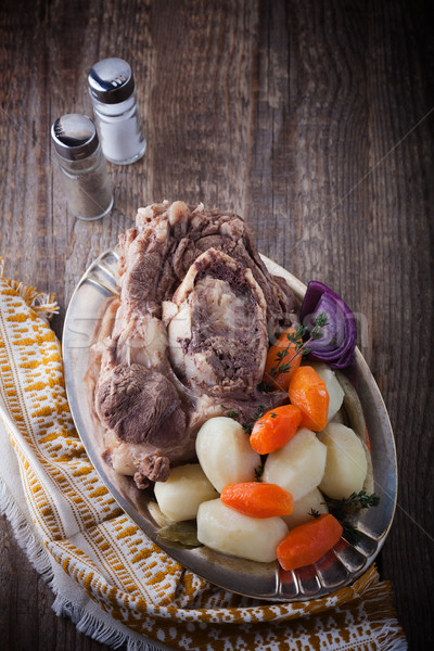 Pot-Au-Feu - French beef stew Stock photo © user_11224430