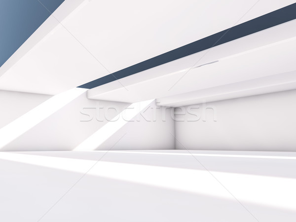 Abstract arhitectură interior 3D perete Imagine de stoc © user_11870380