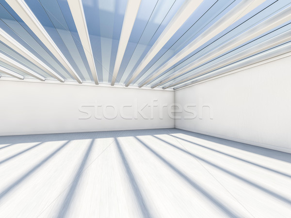 Résumé architecture moderne vide blanche ouvrir espace [[stock_photo]] © user_11870380