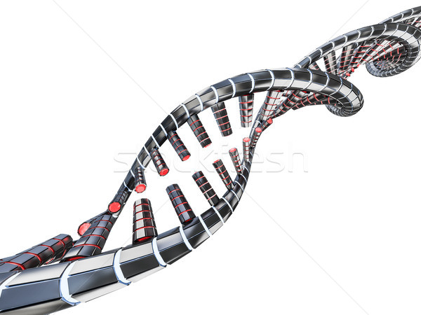 Soyut bilim DNA 3D bilgisayar Stok fotoğraf © user_11870380