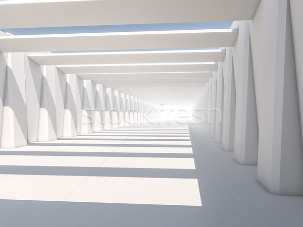 Abstract modern architecture background, empty white open space  Stock photo © user_11870380