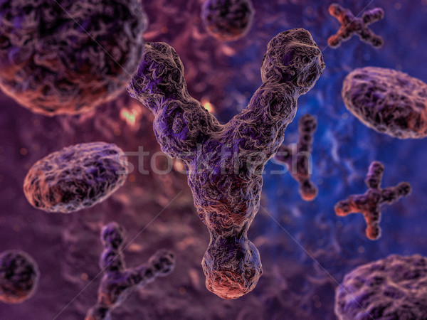 Chromosomes, gene mutation, genetic code. Stock photo © user_11870380