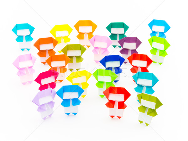 Colorful Origami Ninja Stock photo © user_9323633