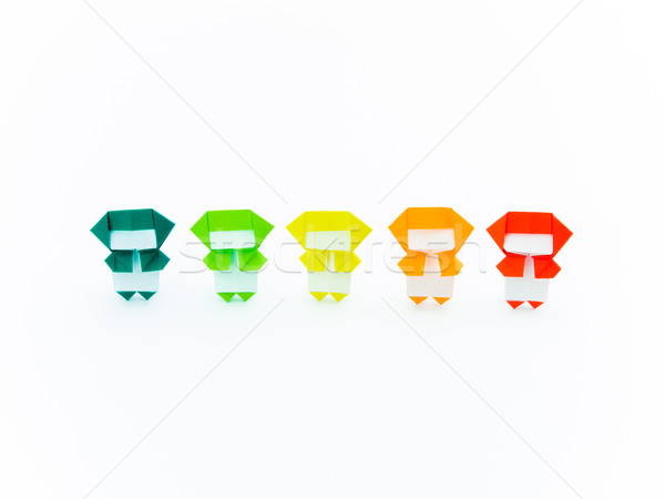 Colorful Origami Ninja Stock photo © user_9323633