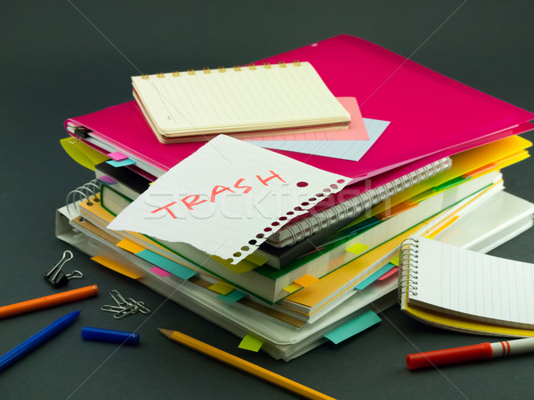 The Pile of Business Documents; Trash Stock photo © user_9323633