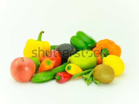 Stockfoto: Origami · ninja · groenten · vruchten · kleurrijk · spelen