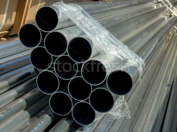 Foto stock: Muitos · pipes · metal · indústria