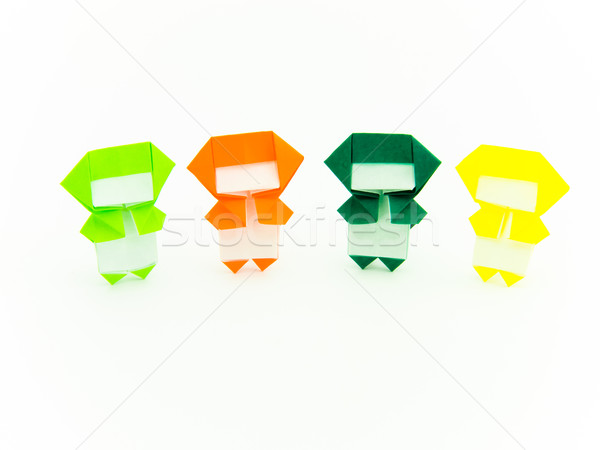 Colorful Origami Ninja Stock photo © user_9323633