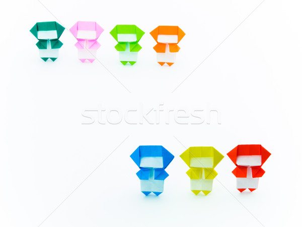 Colorful Origami Ninja Stock photo © user_9323633