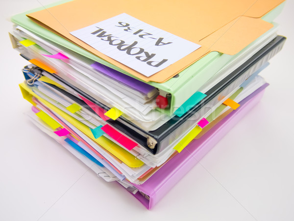 The Pile of Business Documents; Proposal Stock photo © user_9323633