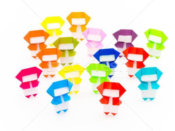 Colorful Origami Ninja Stock photo © user_9323633