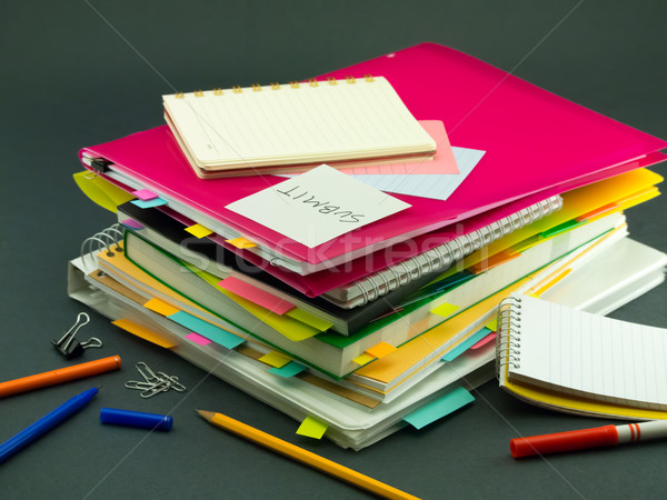 The Pile of Business Documents; Submit Stock photo © user_9323633