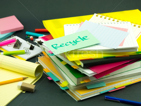 The Pile of Business Documents; Recycle Stock photo © user_9323633