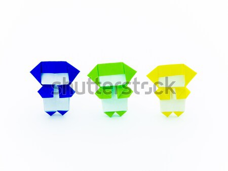 Colorful Origami Ninja Stock photo © user_9323633