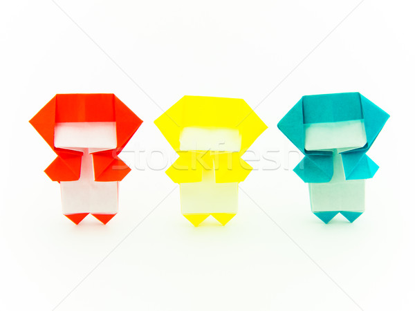 Colorful Origami Ninja Stock photo © user_9323633