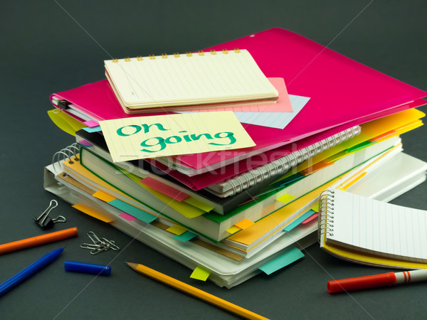 The Pile of Business Documents; OKThe Pile of Business Documents Stock photo © user_9323633