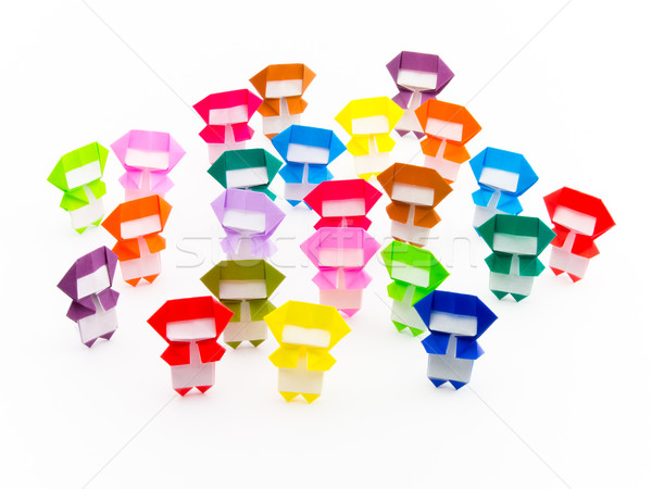 Colorful Origami Ninja Stock photo © user_9323633