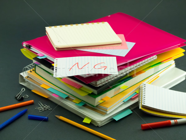 The Pile of Business Documents; NG Stock photo © user_9323633