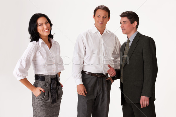 Jovem profissional pessoas pessoas de negócios diferente emoções Foto stock © user_9834712