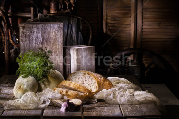 Still Life With Bread Stock photo © user_9834712