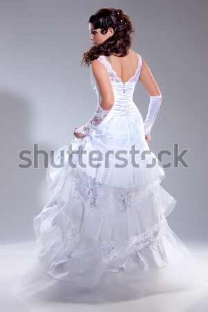 Young Beautiful Woman In A Wedding Dress Stock photo © user_9834712