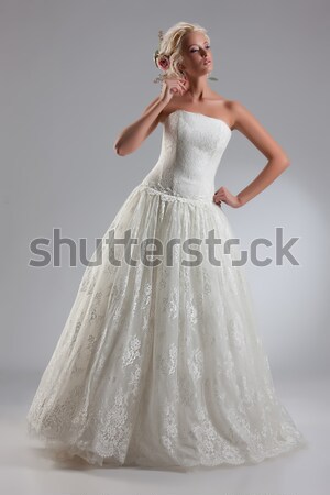 Young Beautiful Woman In A Wedding Dress Stock photo © user_9834712