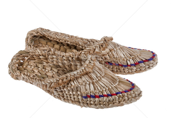 Russian National Wicker Shoes Stock photo © user_9834712