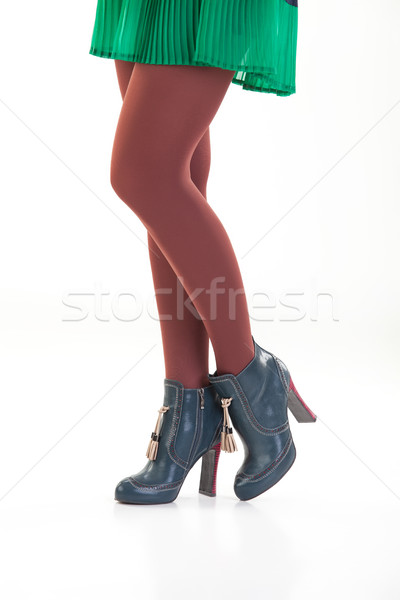 Beine Schuhe isoliert Frau Frauen Körper Stock foto © user_9834712