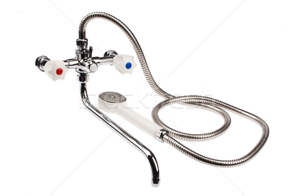 Metal Chromium- Plated Wate Mixerr Stock photo © user_9834712