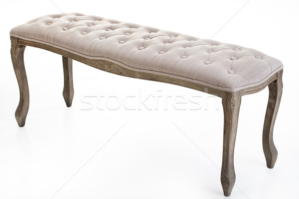 Stock photo: Old Wooden Bench