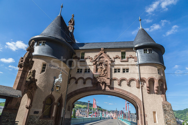 Traben-Trarbach on the Moselle Bridge Stock photo © user_9870494